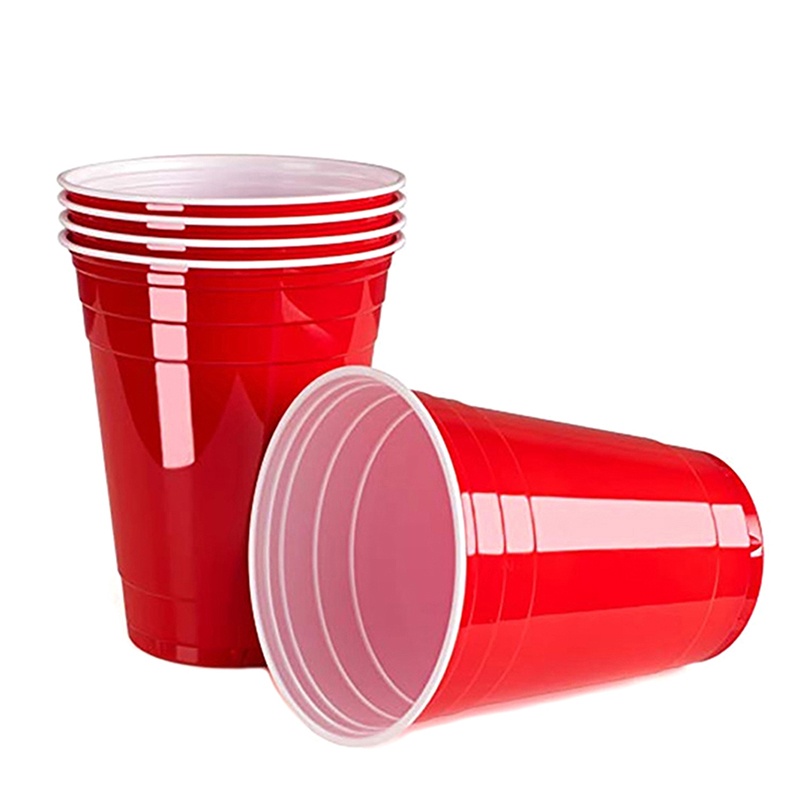 Colorful Fun: Multifunctional PP Plastic Drink Cup Game Cup Party Cup Colored Opaque High Toughness Drop-resistant Food-grade Hot And Cold Drink Cup