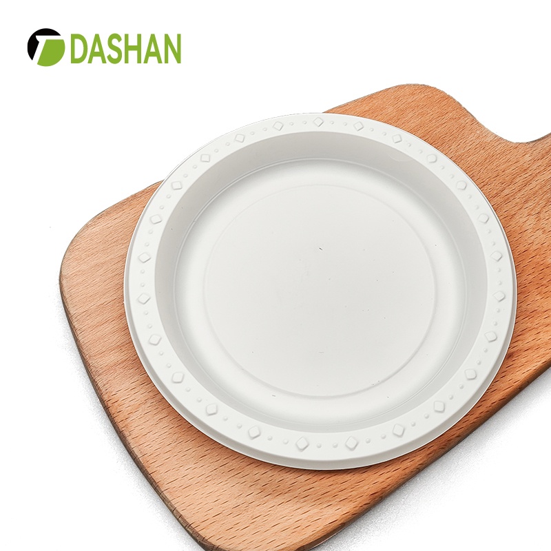 Disposable round dinner dessert plate