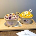 New Disposable Bagasse Summer shaved ice bowl Design Sense Degradable Eco-friendly Safe Non-toxic sugarcane paper