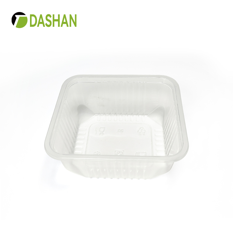 Square PP Lock Fresh-keeping Box Disposable Fresh Box Clam Shell Packaging Container Transparent Customizable Multiple Sizes Wholesale Price