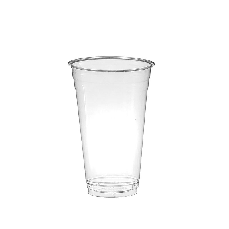 95-20oz  PET/RPET Clear Plastic Cups With Dome Lid High Transparency Thickened Material Good Toughness Durable Customizable LOGO Printing Cold Drink Cup