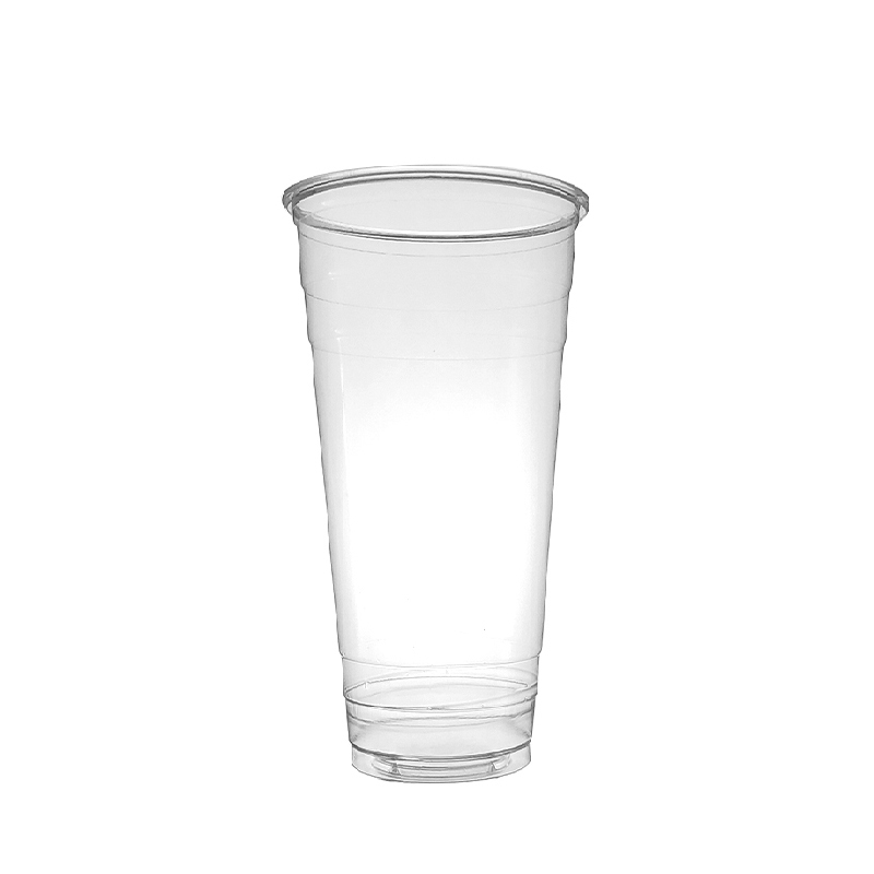 100% Biodegradable Disposable Cup PLA Compostable Material High Transparency Thickened Material Good Toughness Durable Customizable LOGO Printing Cold Drink Cup