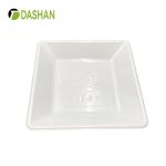 CPET Square Food Tray White Airline Tray Food Container Microwave Safe Oven Safe High Temperature Resistant 220℃ Wholesale Price Customizable LOGO Printing