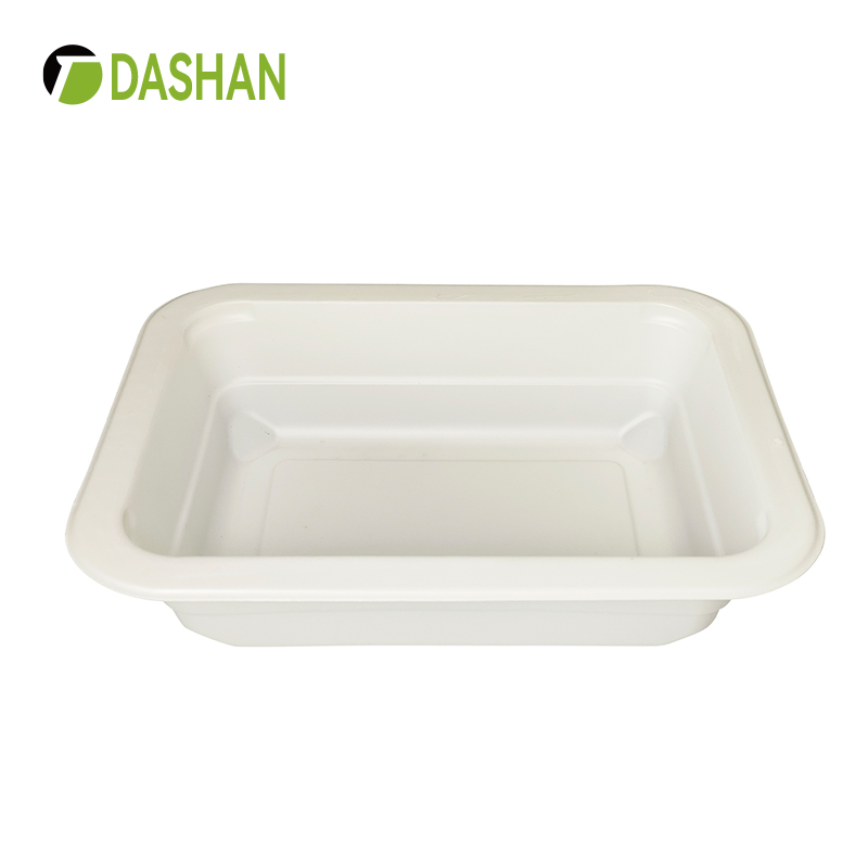 Environmentally friendly biodegradable food tray