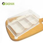 Disposable Cake Box High Transparency Swiss Roll Dessert Box Three-pack Customizable With Lid And Fork Food-grade Material Safe And Healthy Factory Direct Sales Better Price