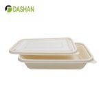 Disposable Portable Food Lunch Box Corn Starch Safe Material Square Bento Box More Size Wholesale Cheap Price