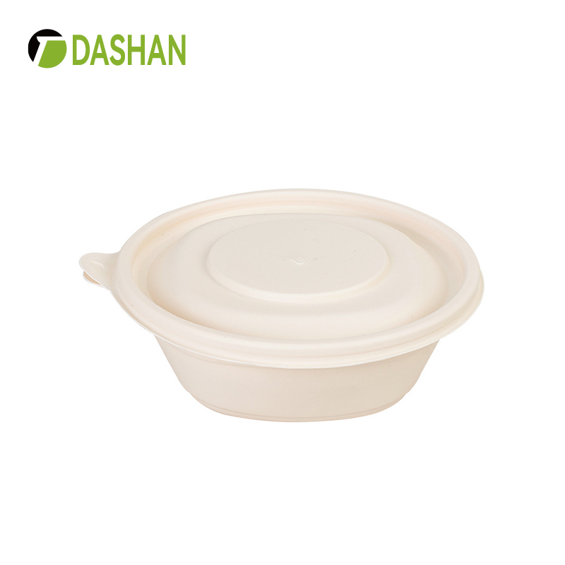 Degradable corn starch round bowl 350ml/450ml/650ml