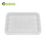 Square Disposable Cornstarch Tray dinner dishes Compostable Biodegradable Tray Eco-friendly Disposable Tableware