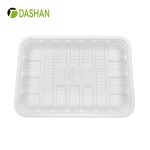 Food Grade High Quality Corn Starch Tray Disposable Tray Fresh Vegetables Fruit Meat Display Tray
