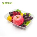 fruit salad container 80oz Disposable Food-grade Plastic Supermarket Fruit Box Wholesale Price More Discounts