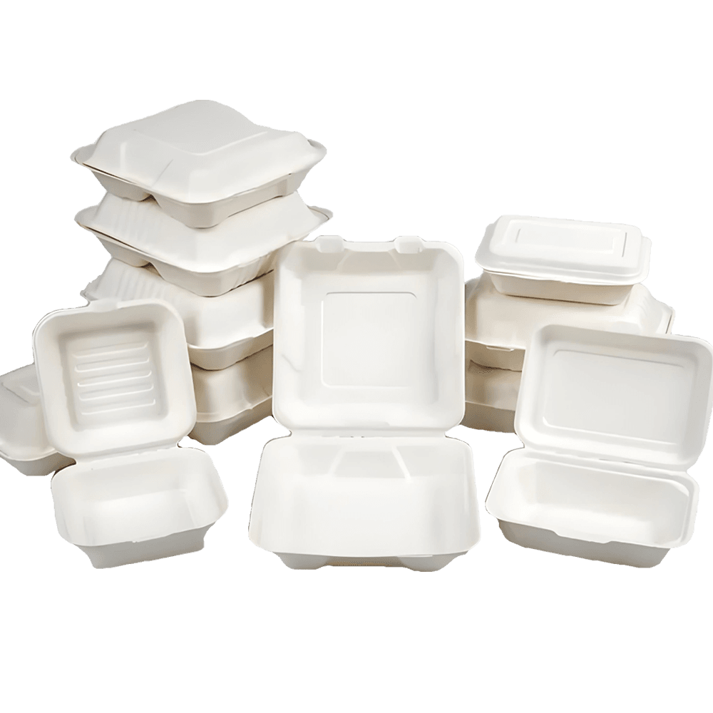 Sugarcane-Bagasse-Clamshell-Box