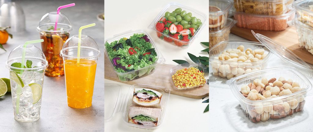 Clear PET Packaging for Food