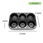 CPET 6 Compartment Cupcake Tray High Toughness Dessert Tray