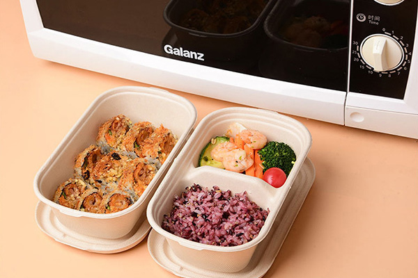 Bagasse Clamshell Box