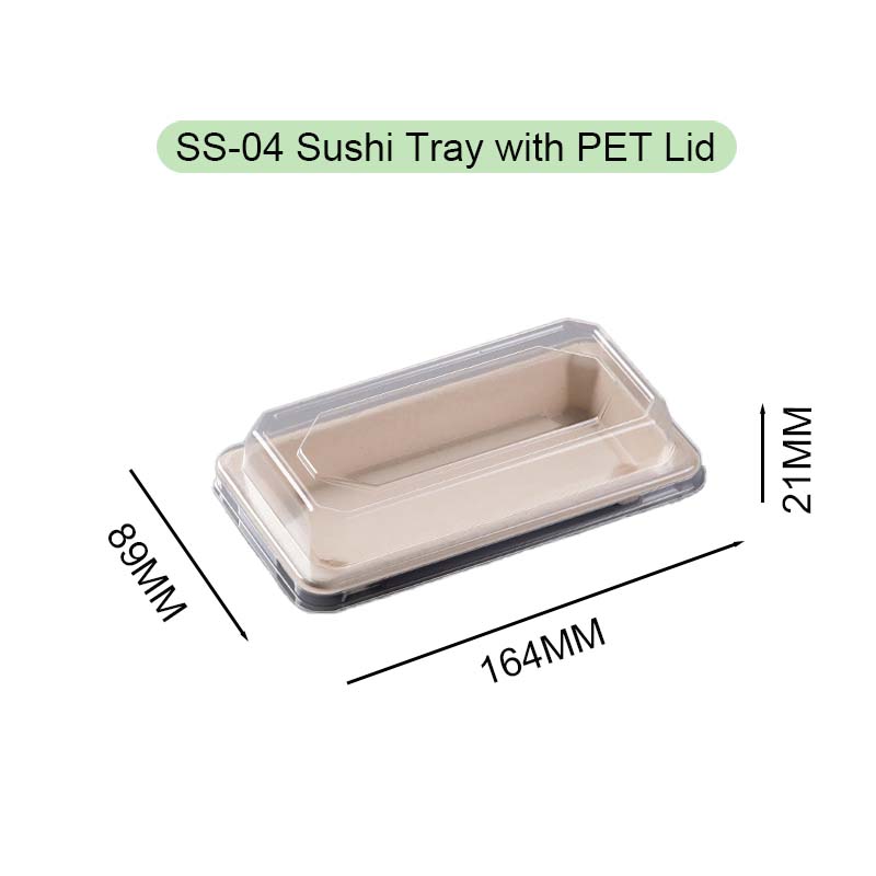 Bagasse Sushi Tray