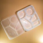 6-Compartment PP Lunch Box with Soup Bowl