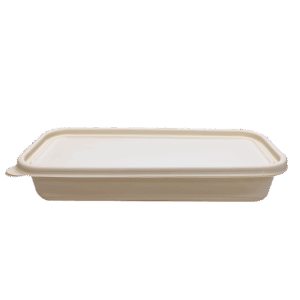 Single-compartment cornflour salad box