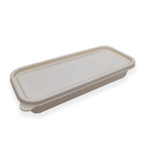 Single-compartment cornflour salad box