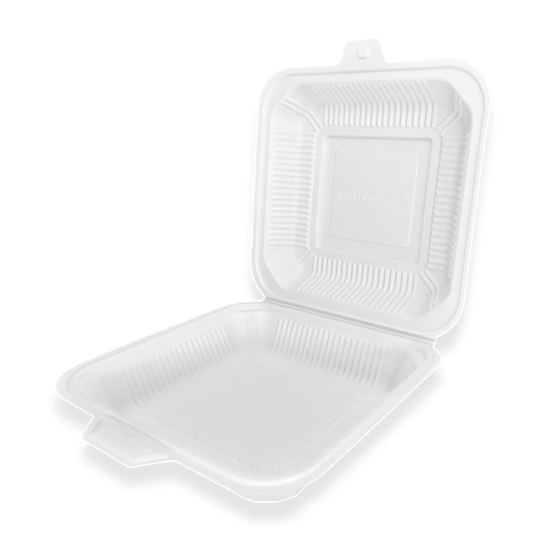 91single-compartment clamshell