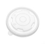 Food grade disposable PP lid, leakproof and recyclable (96mm diameter)