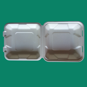 Bagasse Clamshell Box PC081