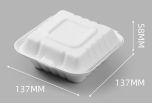 Bagasse Clamshell Box PC400