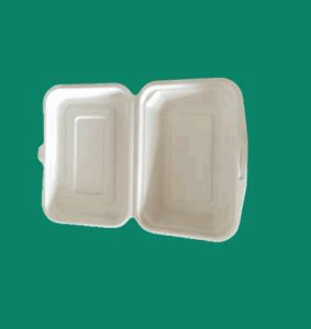 Bagasse Clamshell Box PC450