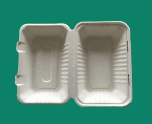 Bagasse Clamshell Box PCT096