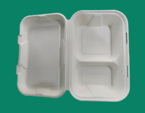 Bagasse Clamshell Box PCT097
