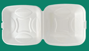 Bagasse Clamshell Box X091