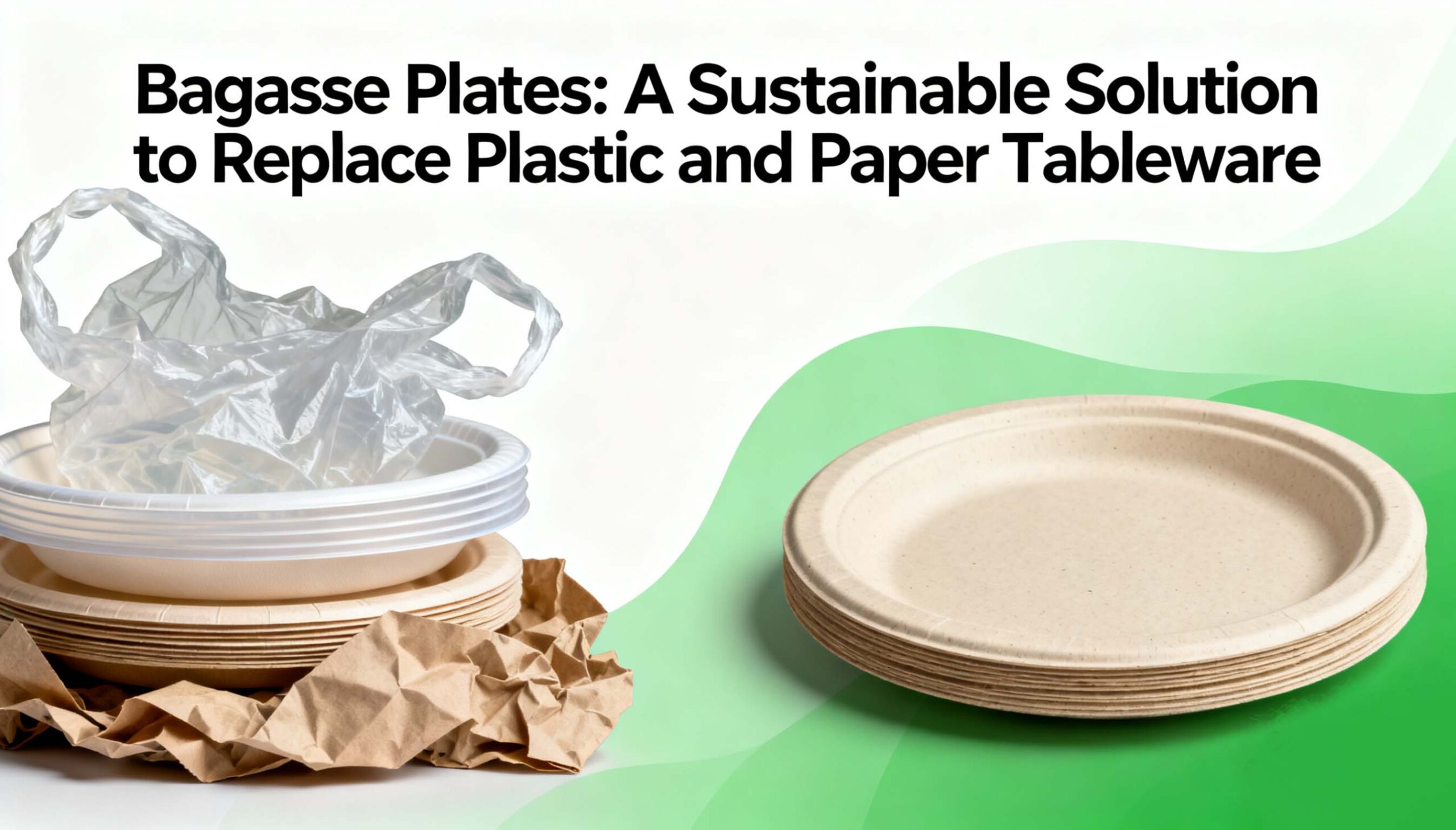 Bagasse Plates A Sustainable Solution to Replace Plastic and Paper Tableware