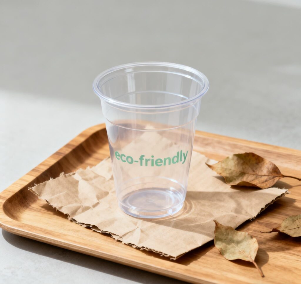 Clear Disposable PLA Drinking Cups