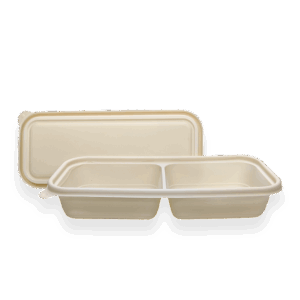 Cornstarch 2-Comp Container