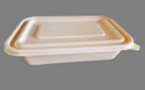 Cornstarch Salad 1000 ml Rectangular Container