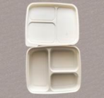 Cornstarch Salad Three Compartment 950 ml Container