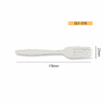 8 Inch Disposable Corn Starch Fork Biodegradable Cutlery