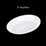 Premium 8 Inch Oval Disposable Dinner Plate – Reliable Choice for Catering