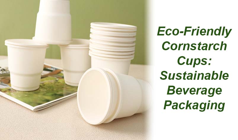 Eco-Friendly Cornstarch Cups Sustainable Beverage Packaging