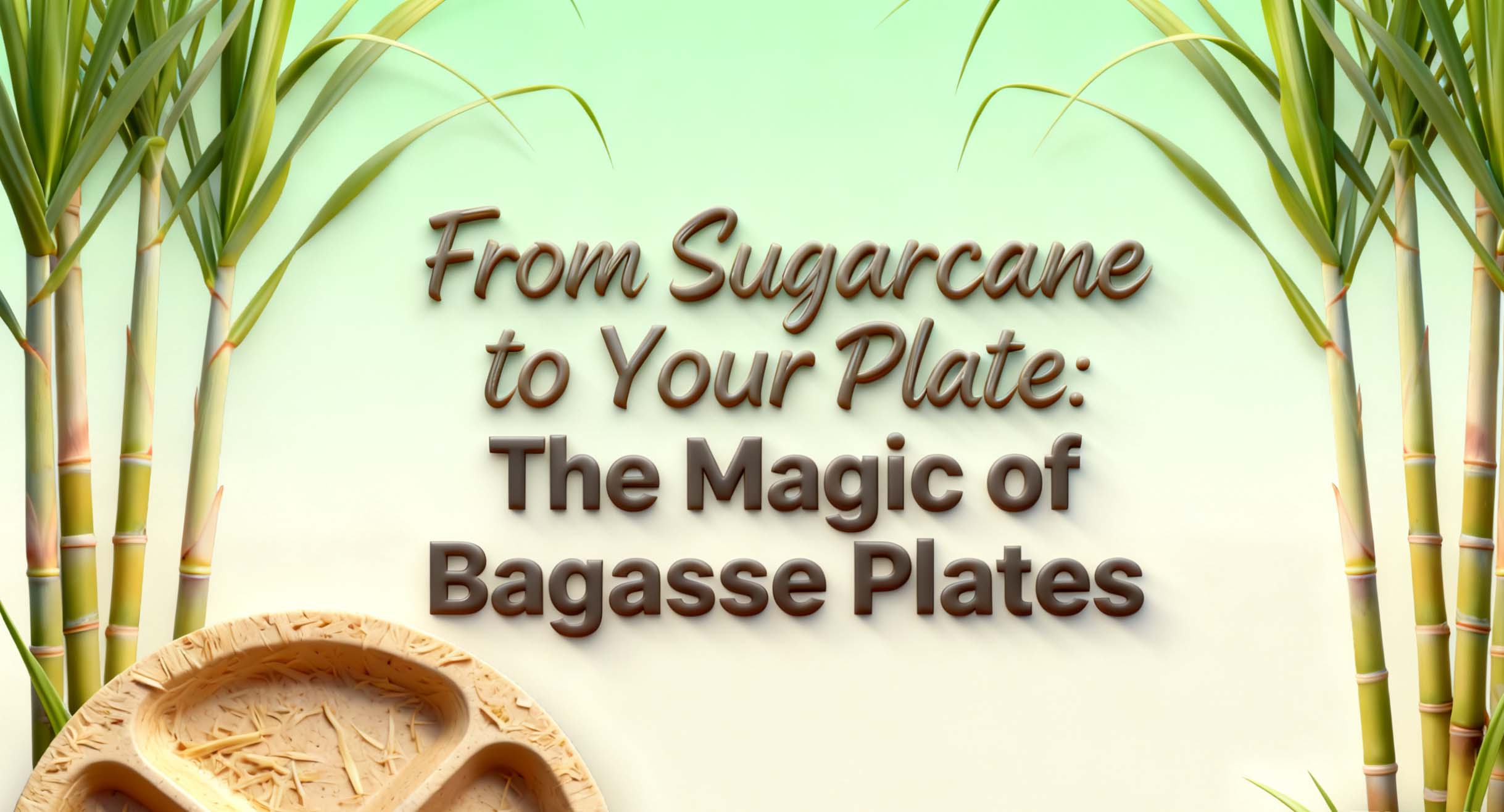 From Sugarcane to Your Plate The Magic of Bagasse Plates