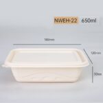 NWEH-22 (650ml Rectangle Container): Sustainable & Versatile Packaging