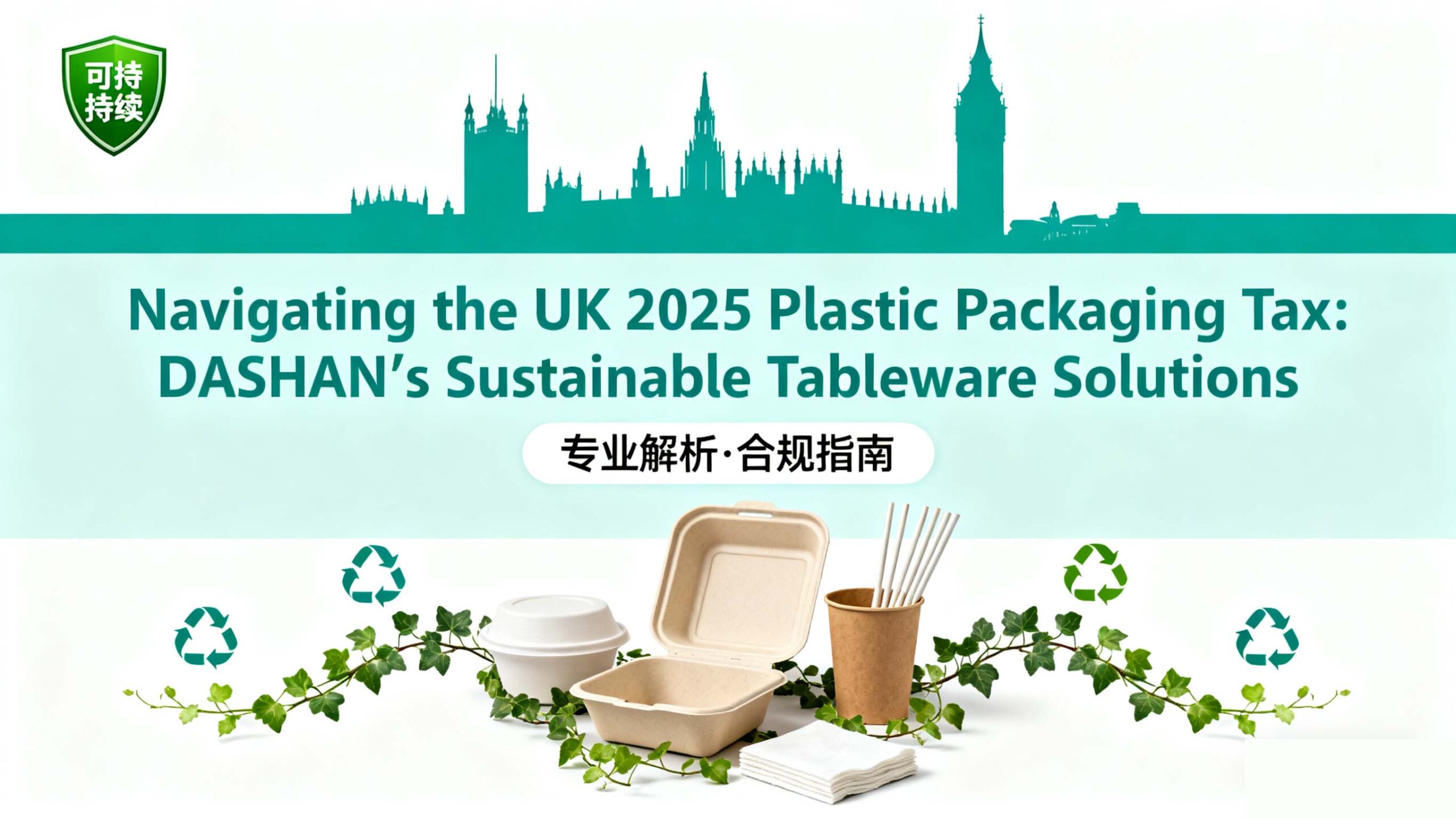 Navigating the UK 2025 Plastic Packaging Tax DASHAN’s Sustainable Tableware Solutions
