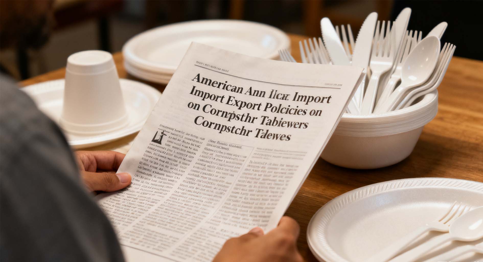 North American Import and Export Policies on Cornstarch Tableware