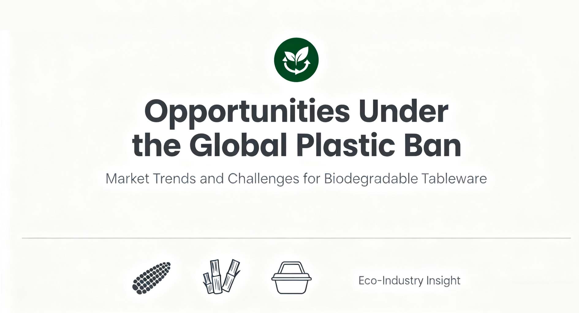 Opportunities Under the Global Plastic Ban Market Trends and Challenges for Biodegradable Tableware