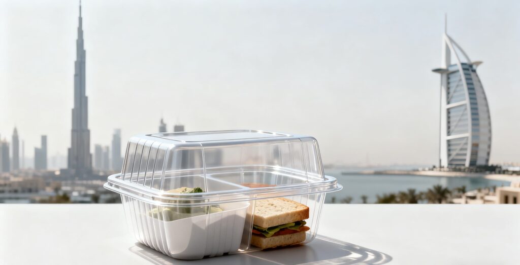 PET disposable packaging