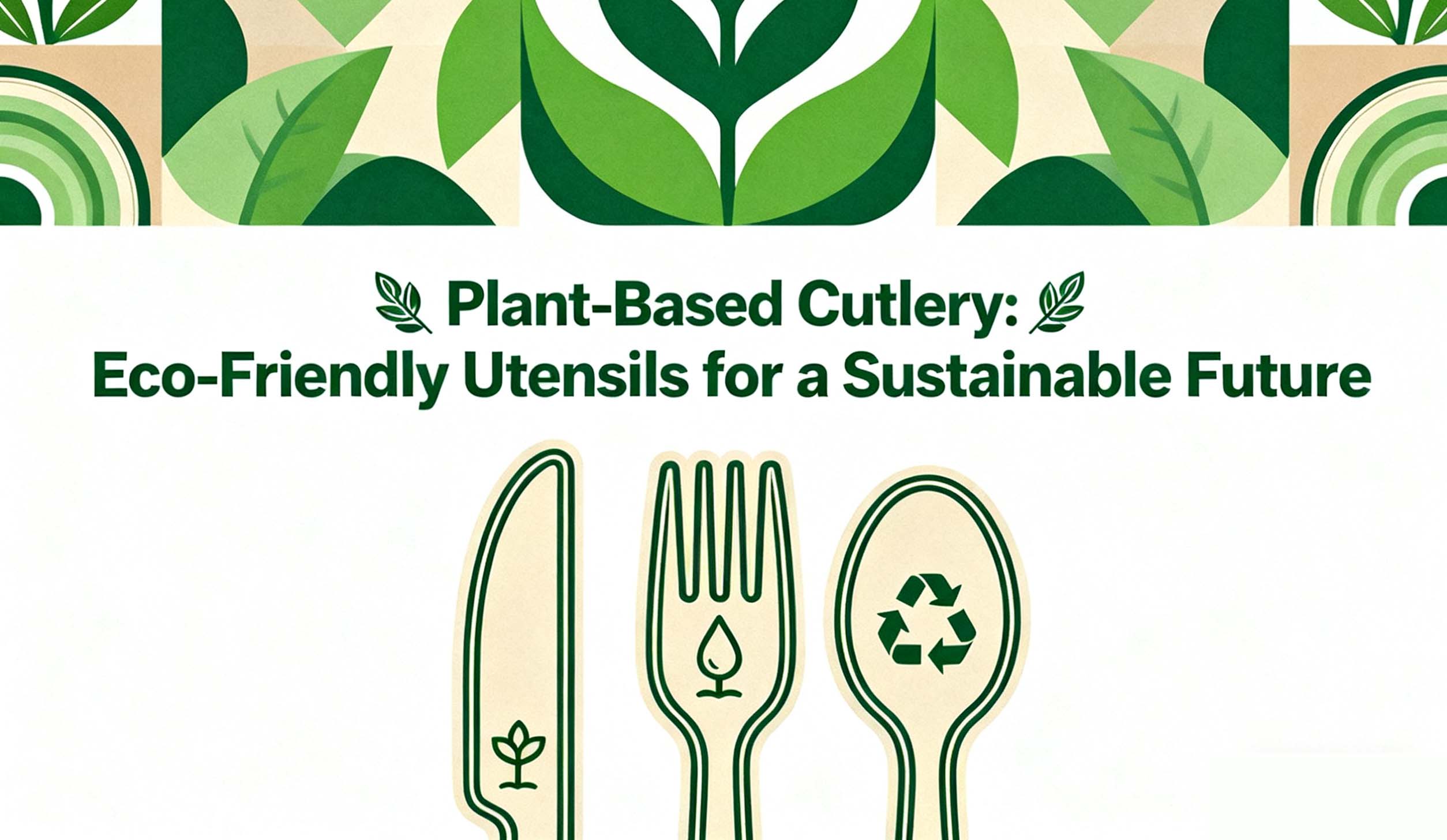 Plant-Based Cutlery Eco-Friendly Utensils for a Sustainable Future