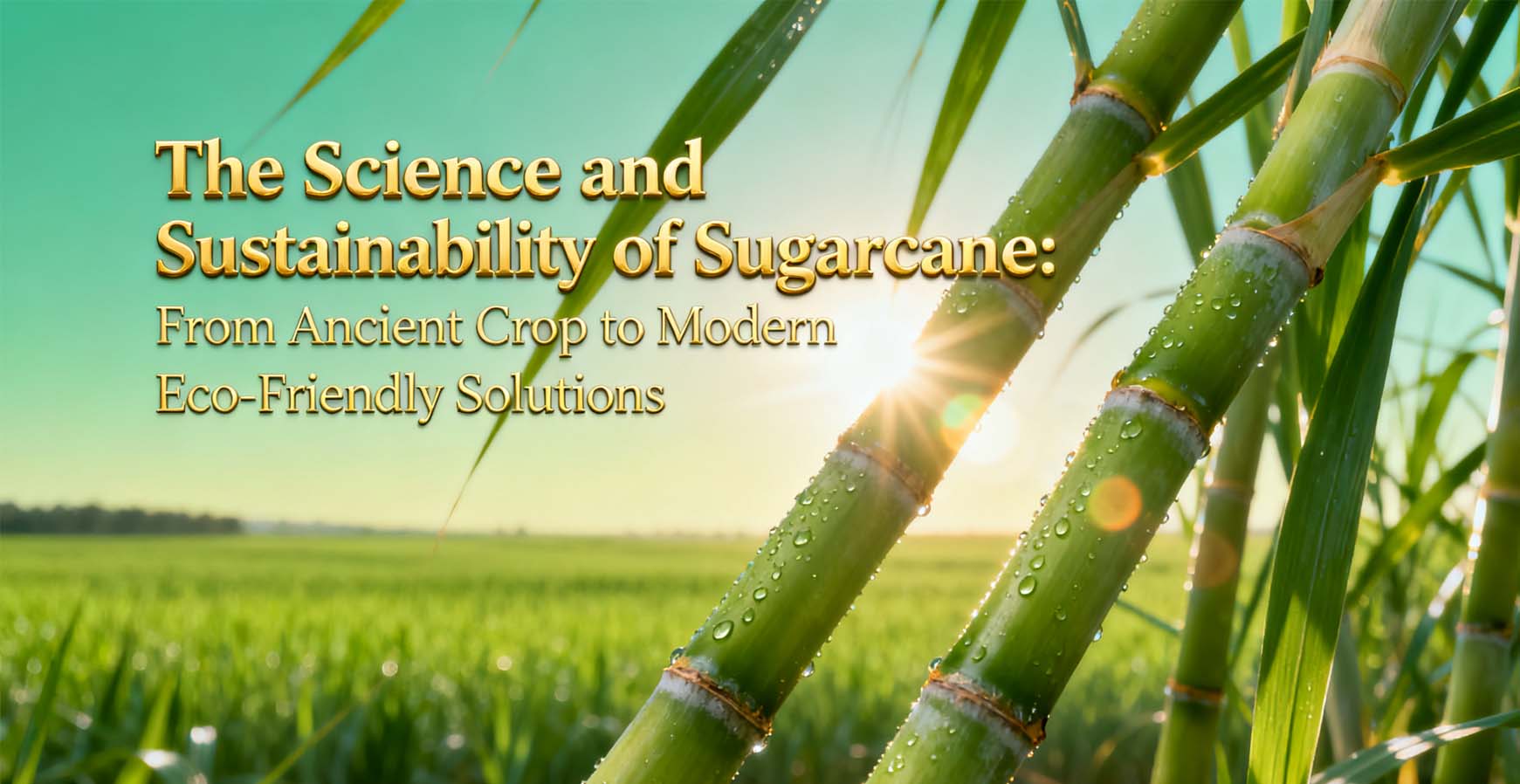 The Science and Sustainability of Sugarcane From Ancient Crop to Modern Eco-Friendly Solutions