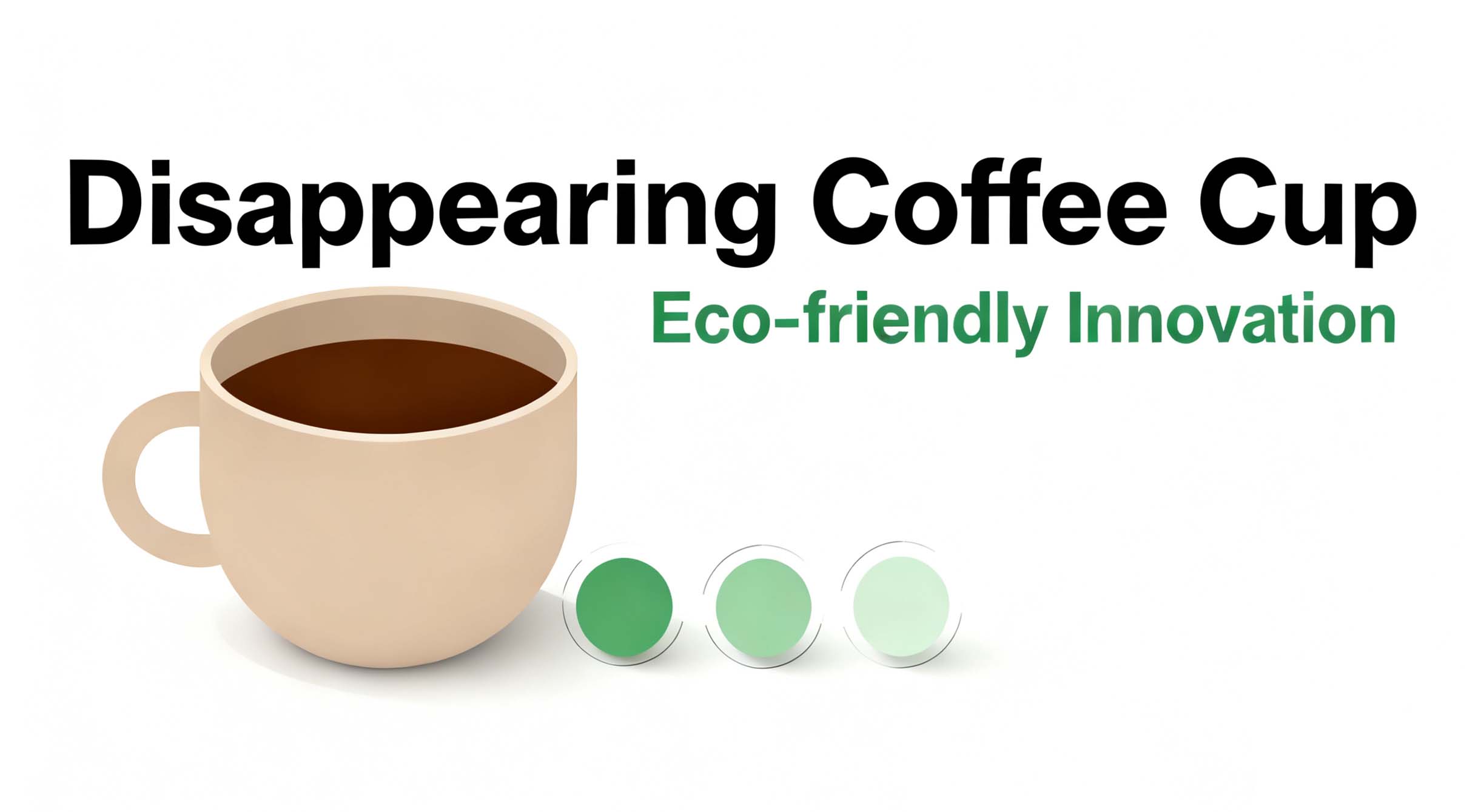 Your Coffee Can Now Be Served in a Cup That Disappears