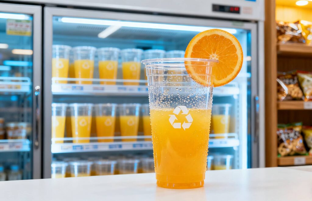 single-use fruit drink cups