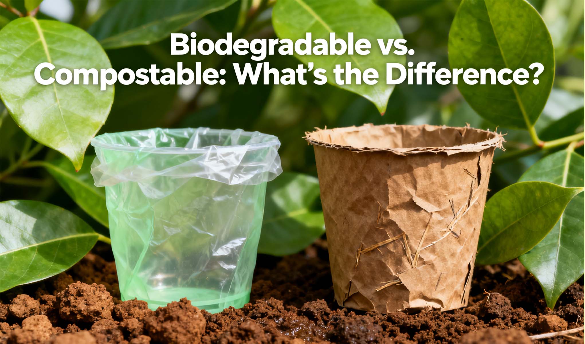 Biodegradable vs. Compostable: What’s the Difference?