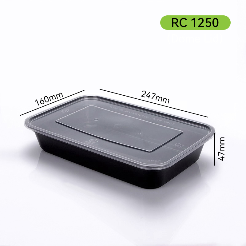 1250ml Rectangle PP Food Container